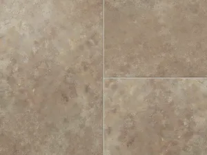 Rustic Split-Face Porcelain - Close-up of textured split-face effect porcelain tiles in earth tones, creating a natural stone appearance